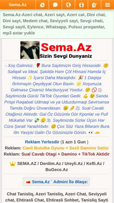 Screenshot of sema.az
