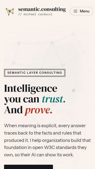 Screenshot of semantic.consulting