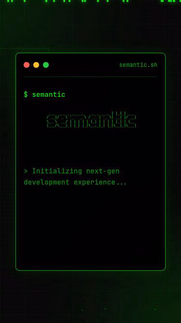 Screenshot of semantic.sh