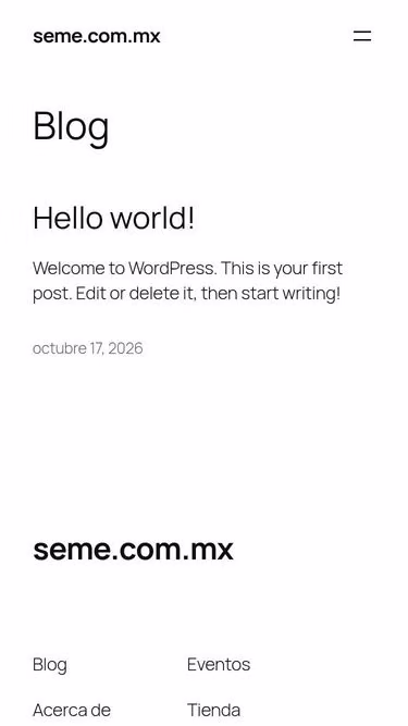 Screenshot of seme.com.mx