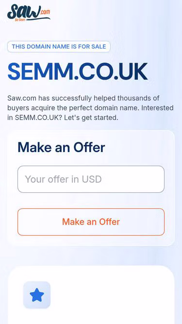 Screenshot of semm.co.uk