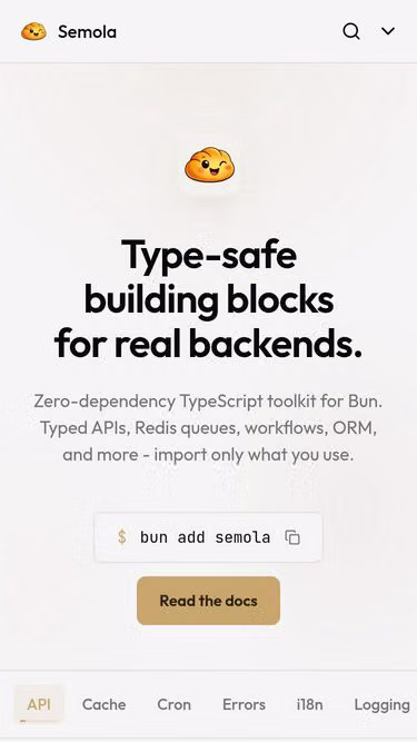 Screenshot of semo.la