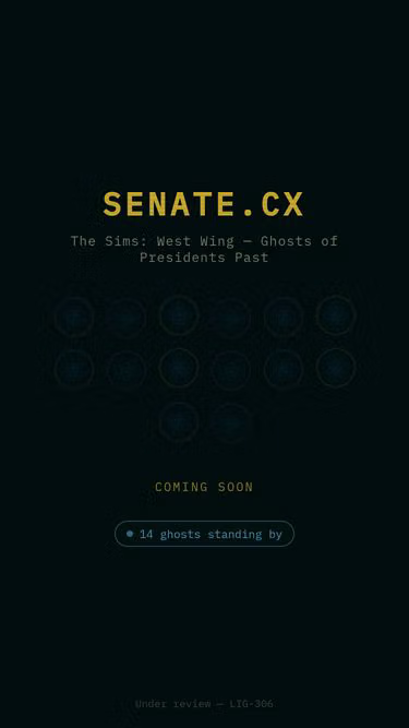 Screenshot of senate.cx