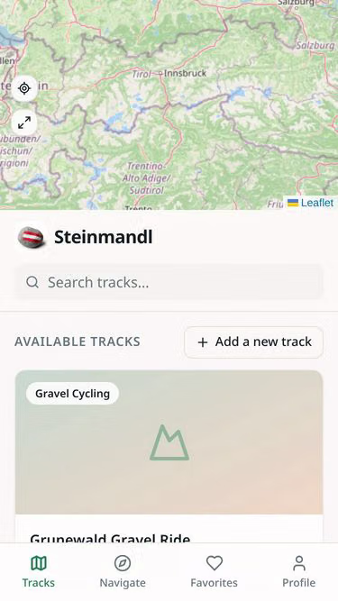 Screenshot of senda.tc