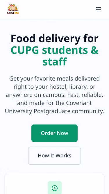 Screenshot of sendme.com.ng