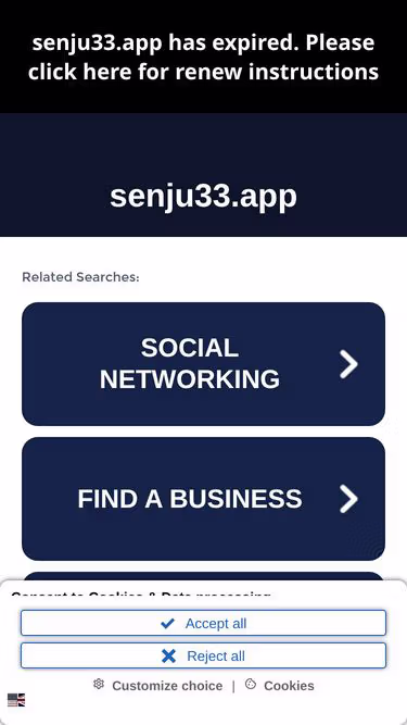 Screenshot of senju33.app
