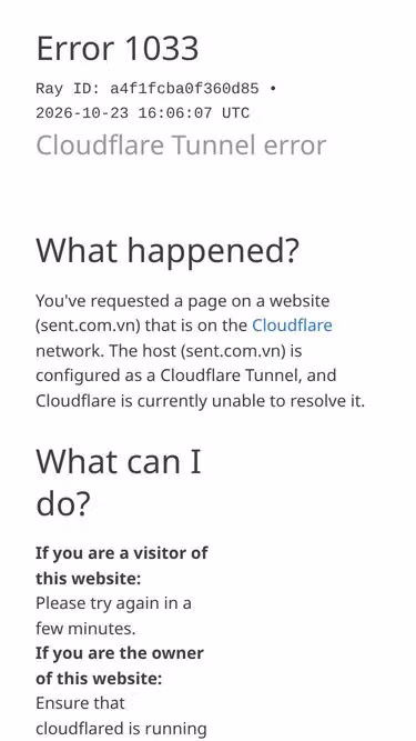Screenshot of sent.com.vn