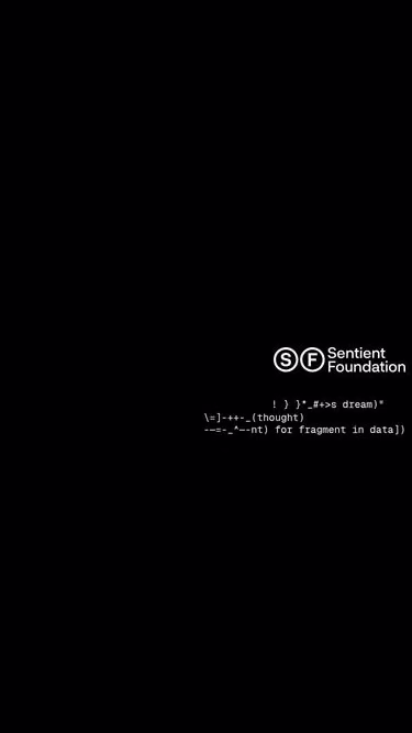 Screenshot of sentient.foundation