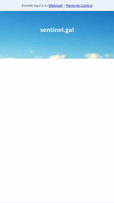 Screenshot of sentinel.gal