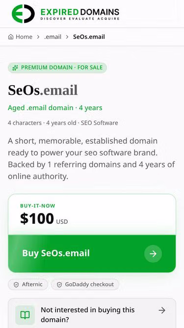 Screenshot of seos.email