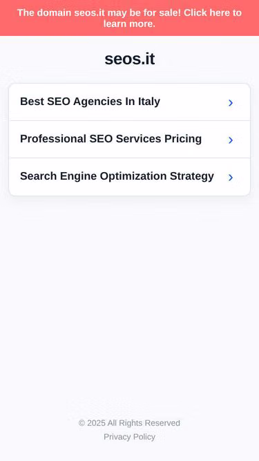 Screenshot of seos.it