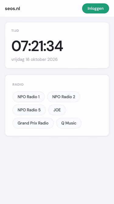 Screenshot of seos.nl