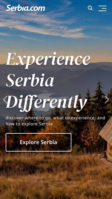 Screenshot of serbia.com
