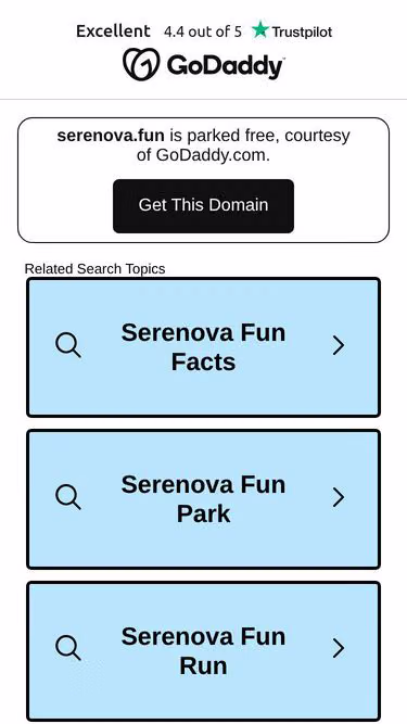 Screenshot of serenova.fun