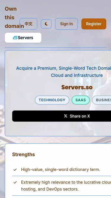 Screenshot of servers.so