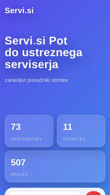 Screenshot of servi.si