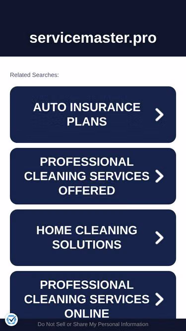 Screenshot of servicemaster.pro