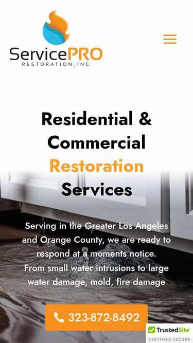 Screenshot of servicepro.la