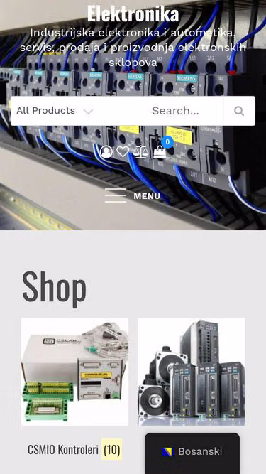 Screenshot of servis.ba