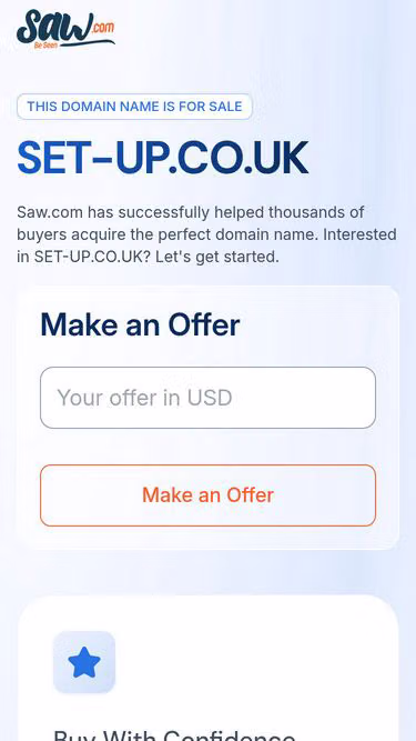 Screenshot of set-up.co.uk