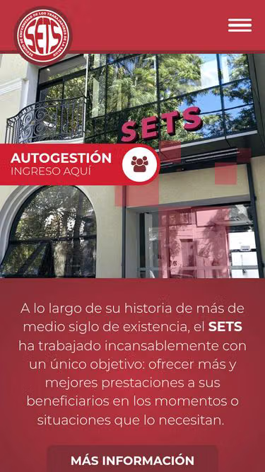 Screenshot of sets.com.uy