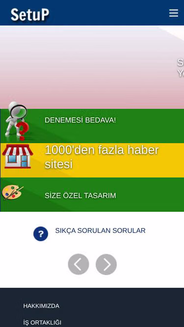 Screenshot of setup.com.tr