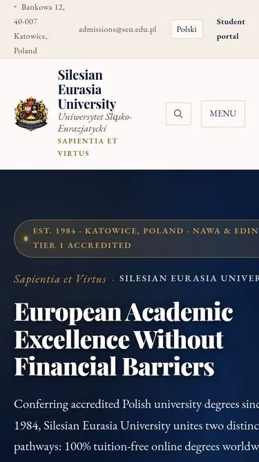 Screenshot of seu.edu.pl