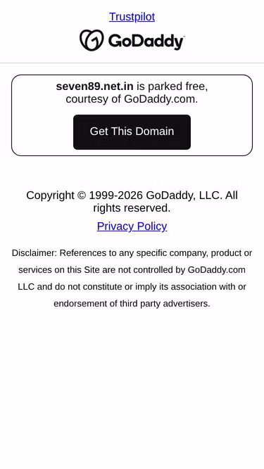 Screenshot of seven89.net.in
