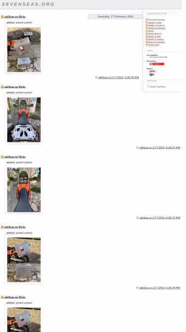Screenshot of sevenseas.org