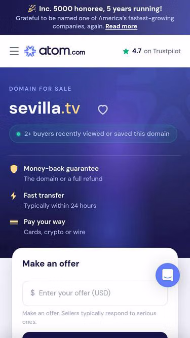 Screenshot of sevilla.tv