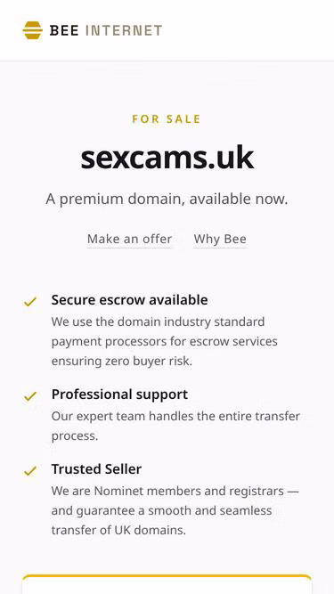 Screenshot of sexcams.uk