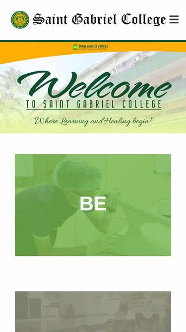 Screenshot of sgc.edu.ph