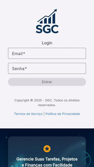 Screenshot of sgc.net.br