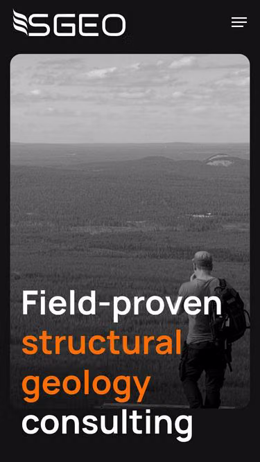 Screenshot of sgeo.fi
