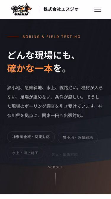 Screenshot of sgeo.jp