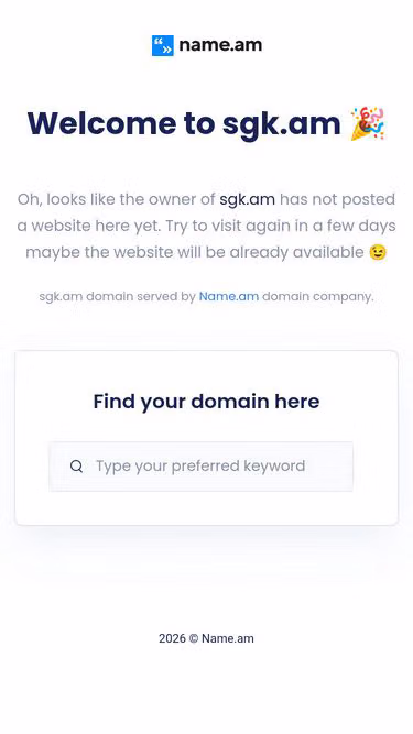 Screenshot of sgk.am