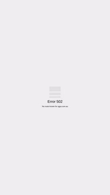 Screenshot of sgps.com.au