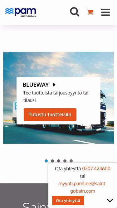Screenshot of sgps.fi