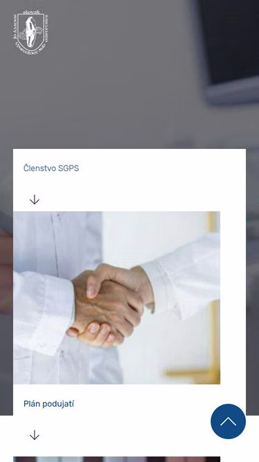 Screenshot of sgps.sk