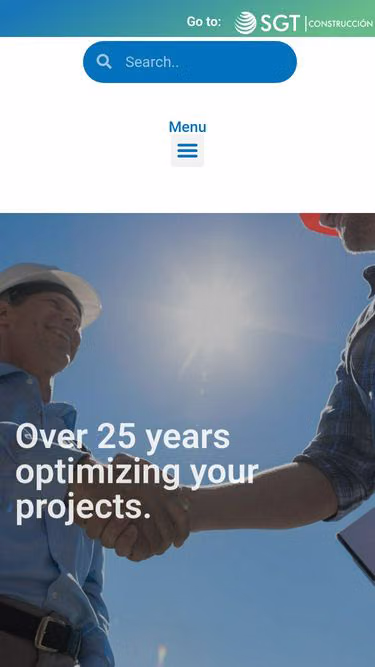 Screenshot of sgt.com.pe
