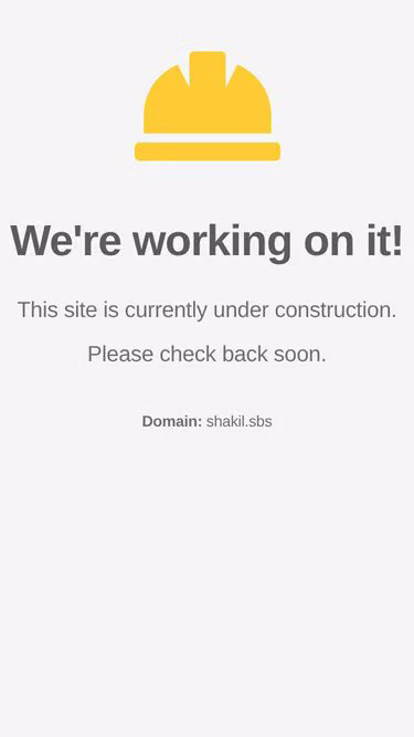 Screenshot of shakil.sbs