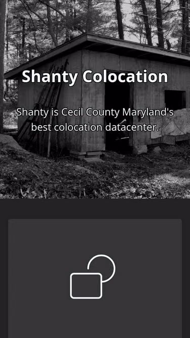 Screenshot of shanty.pw