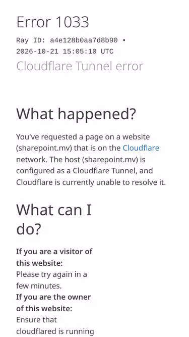 Screenshot of sharepoint.mv