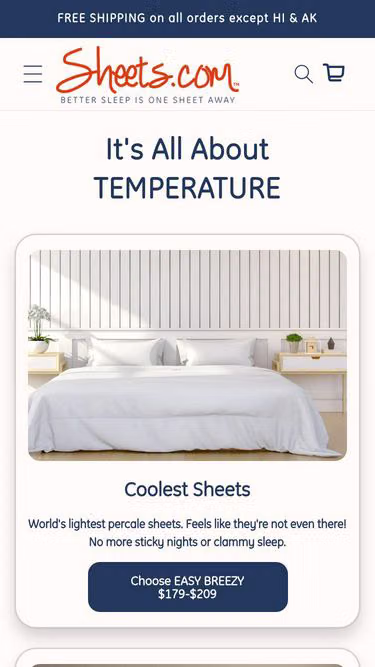 Screenshot of sheets.com
