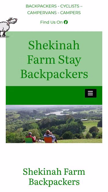Screenshot of shekinah.co.nz