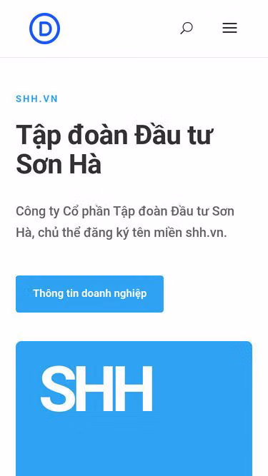Screenshot of shh.vn