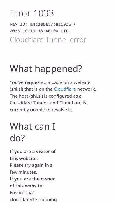 Screenshot of shi.si