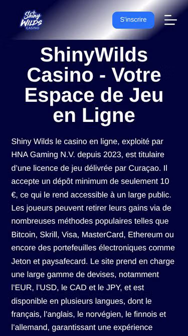 Screenshot of shinywilds.online