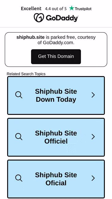 Screenshot of shiphub.site