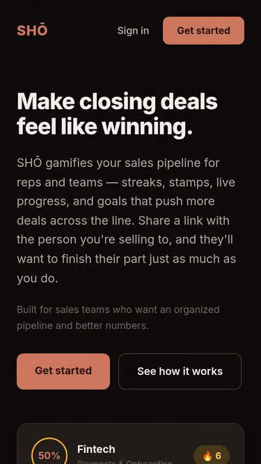 Screenshot of sho.gi